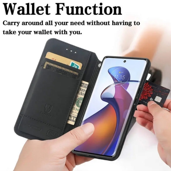 Jade & Mint Moroccan Tile Flip Cover Case for Google Pixel 7a Wallet - Picture 3 of 10